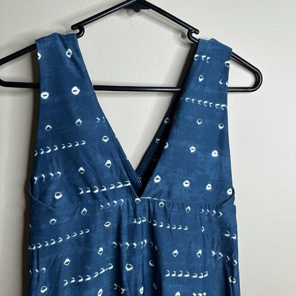 Carve Designs Womens Athletic V-Neck Swim Dress Blue Summer UPF Sun Protect Sz S - Picture 3 of 11